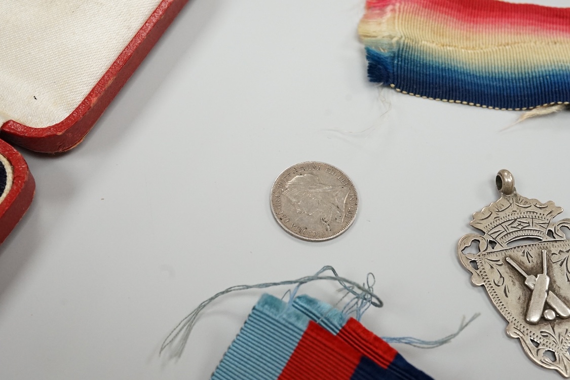 A Queen’s South Africa Medal awarded to 4397 Pte. R. Borley, 12: R: Lancers, with four claps for